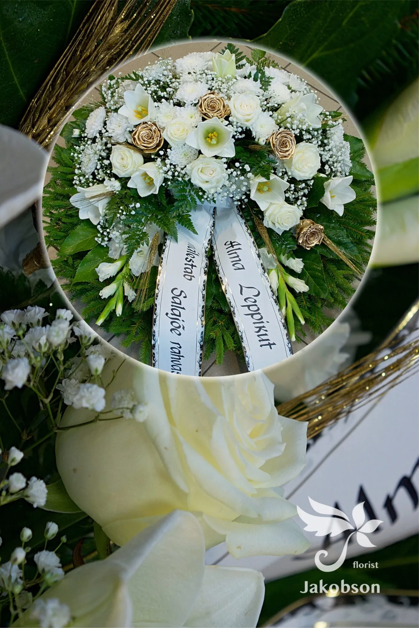 floristjakobson 1 - Matusepärjad kuuseokstega